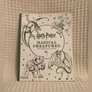 Warner Bros. Harry Potter Magical Creatures Coloring Book 2016 New Old Stock
